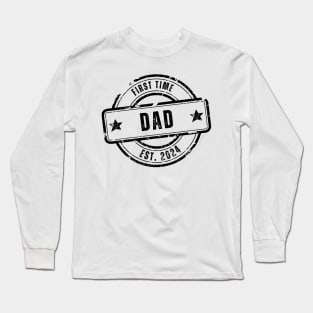 First Time Dad 2024 Long Sleeve T-Shirt